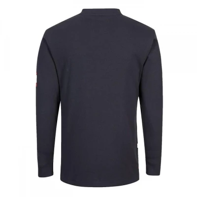 FR32 - Tricou FR antistatic Henley / Portwest / Antistatica, ignifuga