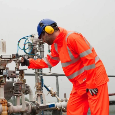FR41 - Jachetă ignifugă Sealtex Flame HiVis / Portwest / Antistatica, ignifuga