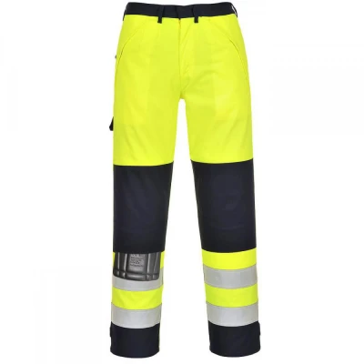 FR62 - Pantalon HiVis Multi-Norm / Portwest / Antistatica, ignifuga