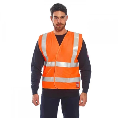 FR71 - Vestă HiVis antistatică și ignifugă / Portwest / Antistatica, ignifuga