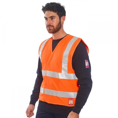 FR71 - Vestă HiVis antistatică și ignifugă / Portwest / Antistatica, ignifuga