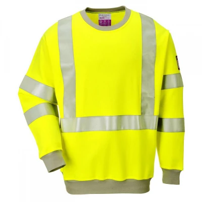 FR72 - Bluză HiVis ignifugă și antistatică / Portwest / Antistatica, ignifuga
