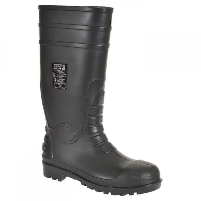 FW95 - Cizme Total Safety Wellington S5 SRC / Portwest / Cizme protectie PVC, apa noroi, galosi PVC