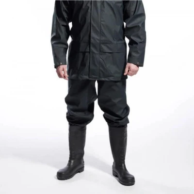 FW95 - Cizme Total Safety Wellington S5 SRC / Portwest / Cizme protectie PVC, apa noroi, galosi PVC