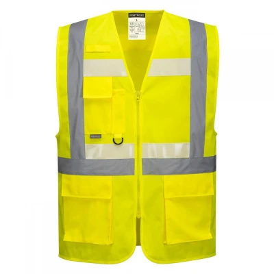 G456 - Vestă Glowtex™ Executive HiVis Ezee Zip / Portwest / Veste semnalizare