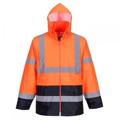 H443 - Jachetă de ploaie HiVis Contrast / Portwest / Reflectorizanta