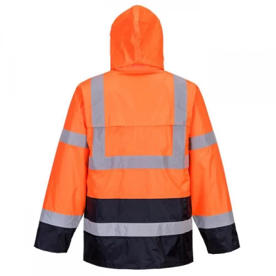 H443 - Jachetă de ploaie HiVis Contrast / Portwest / Reflectorizanta