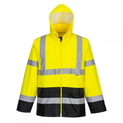 H443 - Jachetă de ploaie HiVis Contrast / Portwest / Reflectorizanta
