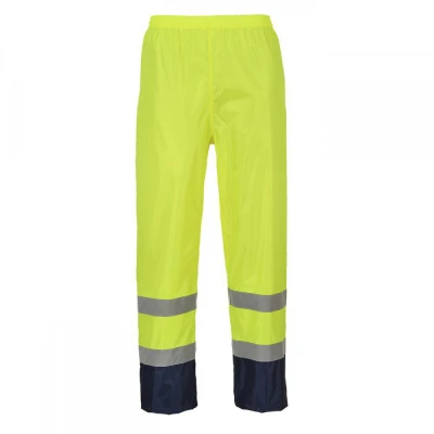 H444 - Pantaloni de ploaie HiVis Classic Contrast / Portwest / Reflectorizanta