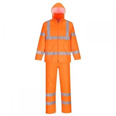 H448 - Costum de ploaie HiVis Packaway / Portwest / Reflectorizanta