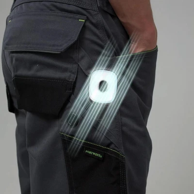 HV12 - Lanterna Clip reîncărcabilă USB / Portwest / Reflectorizanta