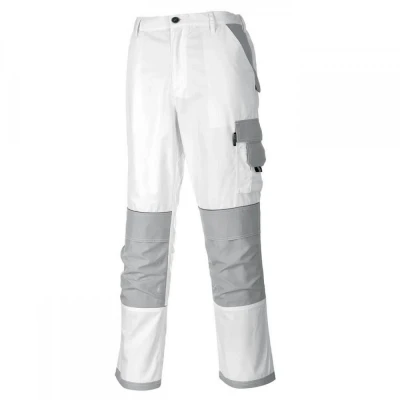 KS54 - Pantaloni Painters Pro / Portwest / Imbracaminte alba