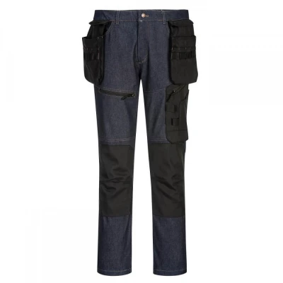 KX342 - Pantaloni Holster Denim KX3 / Portwest / Pantaloni salopeta talie
