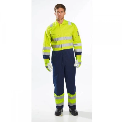 MV28 - Combinezon Modaflame HiVis / Portwest / Antistatica, ignifuga