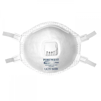 P303 - Mască de protectie respiratorie Dolomita FF / Portwest / Semimasti simple cu supapa FFP3