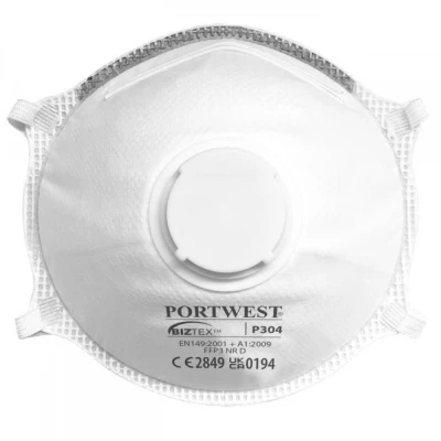 P304 - Mască de protectie cu valvă FFP3 Dolomite L / Portwest / Semimasti simple cu supapa FFP3