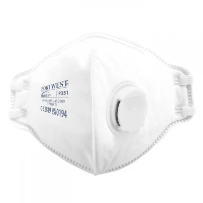P351 - Mască de protectie respiratorie Vertical FF / Portwest / Semimasti simple cu supapa FFP3