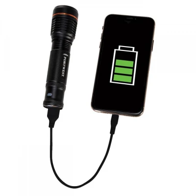 PA75 - Lanternă reîncărcabilă USB / Portwest / Lanterne
