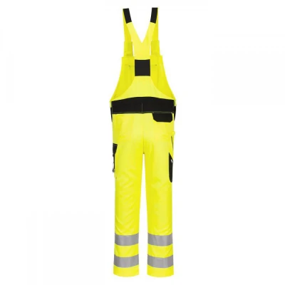 PW244 - Pantaloni PW2 HiVis cu bretele / Portwest / Reflectorizanta