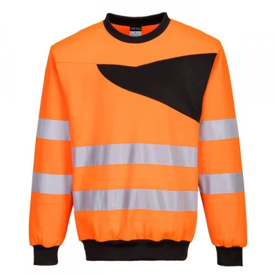 PW277 - Hanorac PW2 Crew Neck HiVis / Portwest / Reflectorizanta