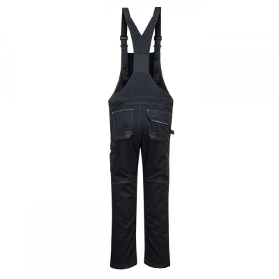PW346 - Pantaloni PW3 de lucru cu pieptar / Portwest / Pantaloni salopeta cu pieptar
