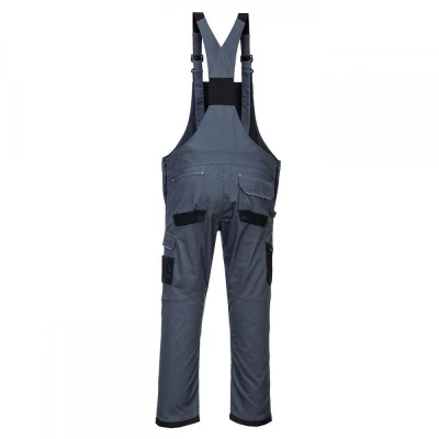 PW346 - Pantaloni PW3 de lucru cu pieptar / Portwest / Pantaloni salopeta cu pieptar
