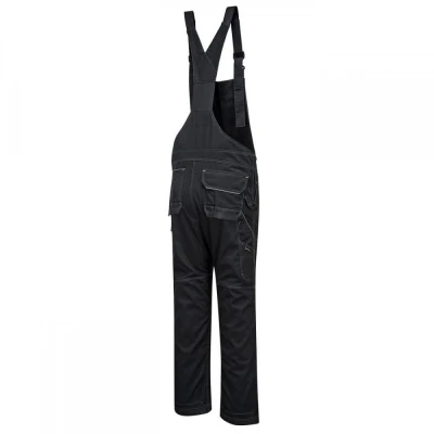 PW346 - Pantaloni PW3 de lucru cu pieptar / Portwest / Pantaloni salopeta cu pieptar