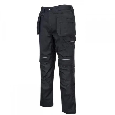 PW347 - Pantaloni salopetă PW3 din bumbac / Portwest / Pantaloni salopeta talie