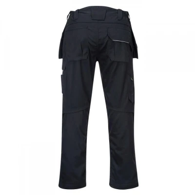 PW347 - Pantaloni salopetă PW3 din bumbac / Portwest / Pantaloni salopeta talie