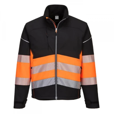 PW375 - Jachetă Softshell PW3 HiVis Clasa 1 / Portwest / Reflectorizanta