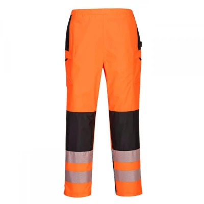PW386 - Pantaloni PW3 de ploaie HiVis pentru femei / Portwest / Reflectorizanta