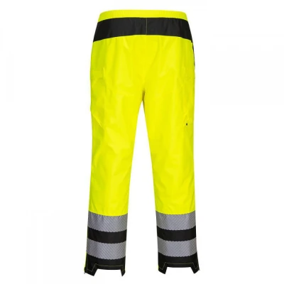 PW386 - Pantaloni PW3 de ploaie HiVis pentru femei / Portwest / Reflectorizanta