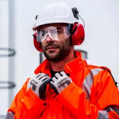 PW54 - Cască cu Visor Endurance Plus / Portwest / De lucru