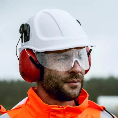 PW54 - Cască cu Visor Endurance Plus / Portwest / De lucru
