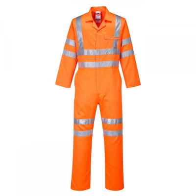 RT42 - Combinezon poli bumbac HiVis RIS / Portwest / Reflectorizanta