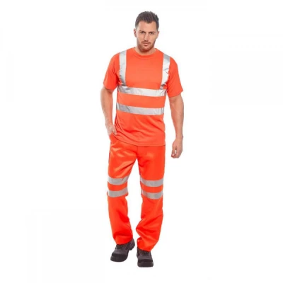 RT45 - Pantalon HiVis Poli-bumbac RIS / Portwest / Reflectorizanta