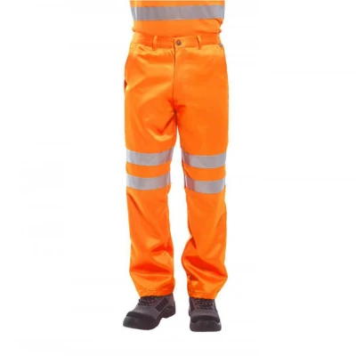 RT45 - Pantalon HiVis Poli-bumbac RIS / Portwest / Reflectorizanta
