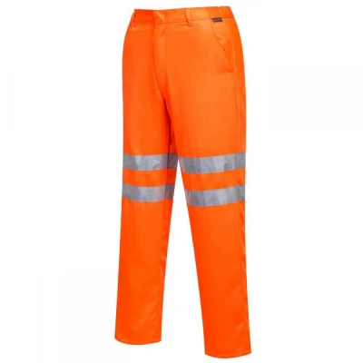 RT45 - Pantalon HiVis Poli-bumbac RIS / Portwest / Reflectorizanta