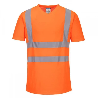 S179 - Tricou cu guler în V și cu inserții de plas / Portwest / Reflectorizanta