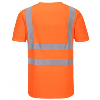S179 - Tricou cu guler în V și cu inserții de plas / Portwest / Reflectorizanta