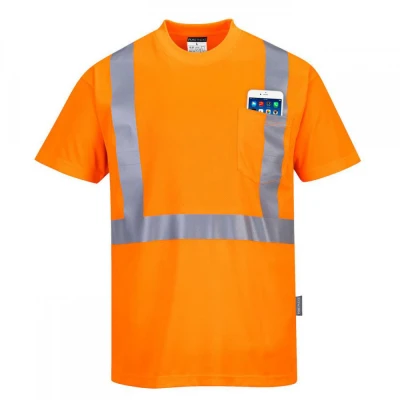 S190 - Tricou Hi-Vis cu buzunar / Portwest / Reflectorizanta