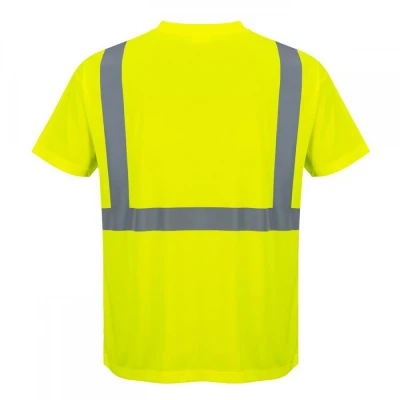 S190 - Tricou Hi-Vis cu buzunar / Portwest / Reflectorizanta