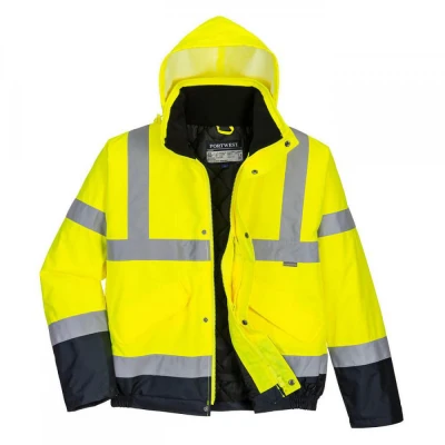 S266 - Jacheta Bomber HiVis bicoloră / Portwest / Reflectorizanta