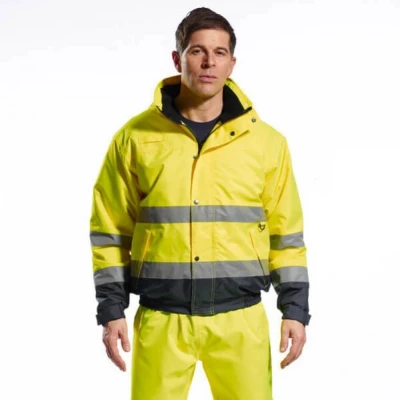 S266 - Jacheta Bomber HiVis bicoloră / Portwest / Reflectorizanta