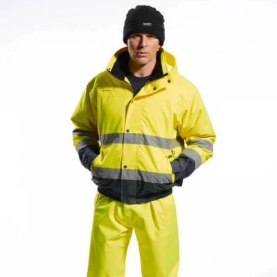 S266 - Jacheta Bomber HiVis bicoloră / Portwest / Reflectorizanta