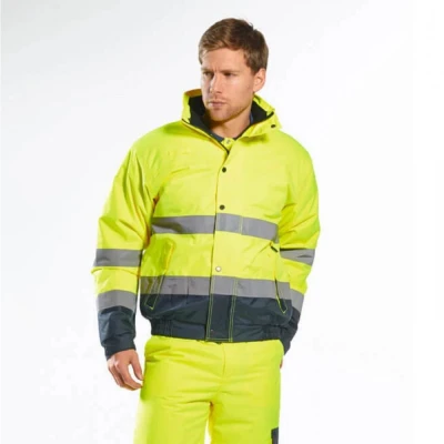 S266 - Jacheta Bomber HiVis bicoloră / Portwest / Reflectorizanta