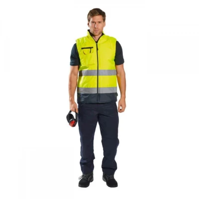 S267 - Vestă termică HI VIS bicoloră / Portwest / Veste semnalizare
