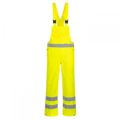 S388 - Pantaloni cu pieptar Hi-Vis- necaptusiti / Portwest / Reflectorizanta