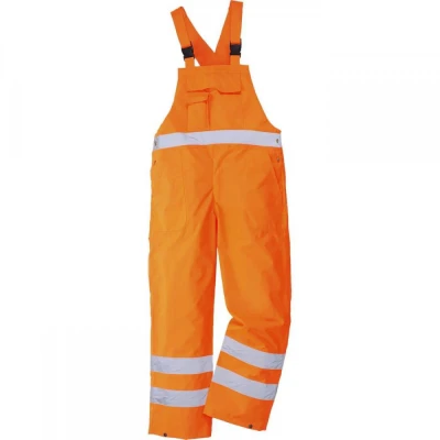 S388 - Pantaloni cu pieptar Hi-Vis- necaptusiti / Portwest / Reflectorizanta