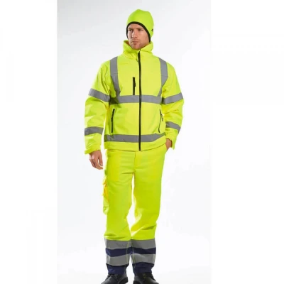 S424 - Jachetă HiVis Classic Soft Shell (3L) / Portwest / Reflectorizanta
